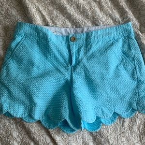 Lilly Pulitzer Blue Buttercup 5 inch Shorts